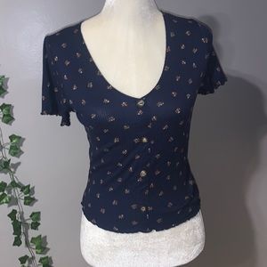 Ditsy floral baby tee